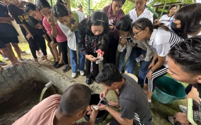 Skill Class on Pisciculture for the 3rd Semester Students of Norman Putsure College