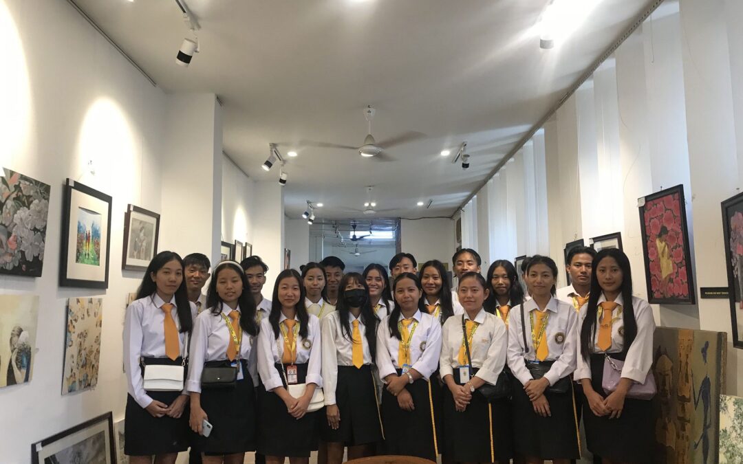 Art Club weekend trip to Nagaland Art Centre and Green Park