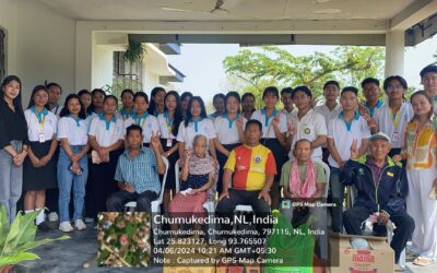 The Department of Sociology ,Norman Putsure College , visited the CACWF Old Age Home on 6th April,2024